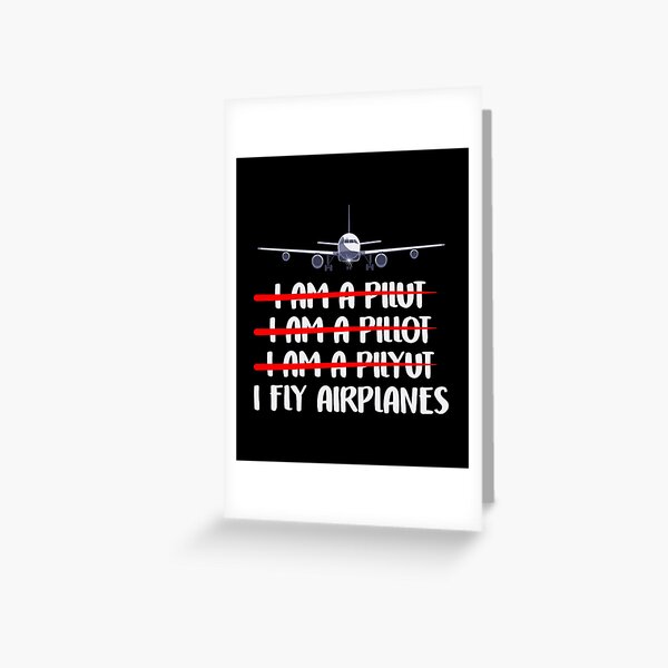 Pilot License Greeting Cards for Sale | Redbubble