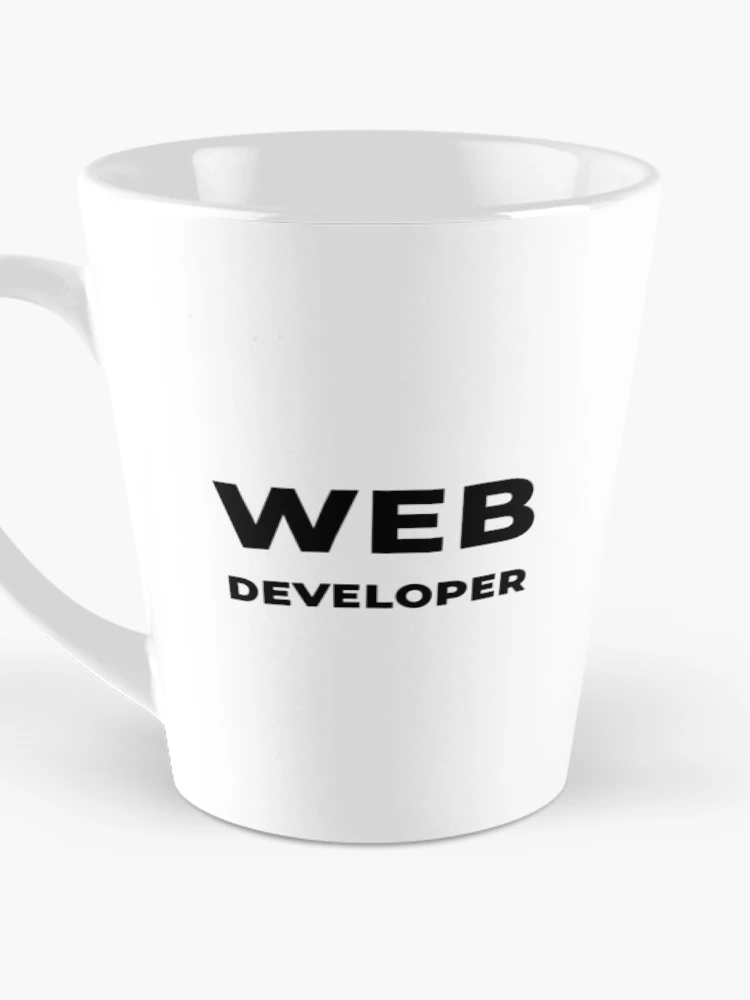 Thumbnail 3 of 4, Coffee Mug, Web Developer (Inverted) designed and sold by developer-gifts.