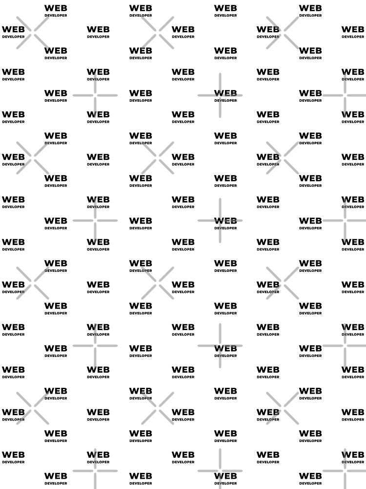 Thumbnail 3 of 3, Scarf, Web Developer (Inverted) designed and sold by developer-gifts.
