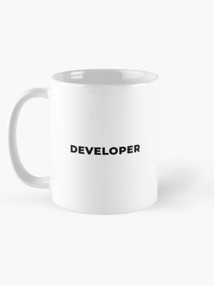 Thumbnail 5 of 6, Coffee Mug, Developer (Inverted) designed and sold by developer-gifts.