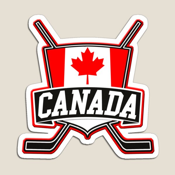 Artikelvorschau, Kanada-Hockey-Logo-Flagge entworfen und verkauft von gamefacegear.
