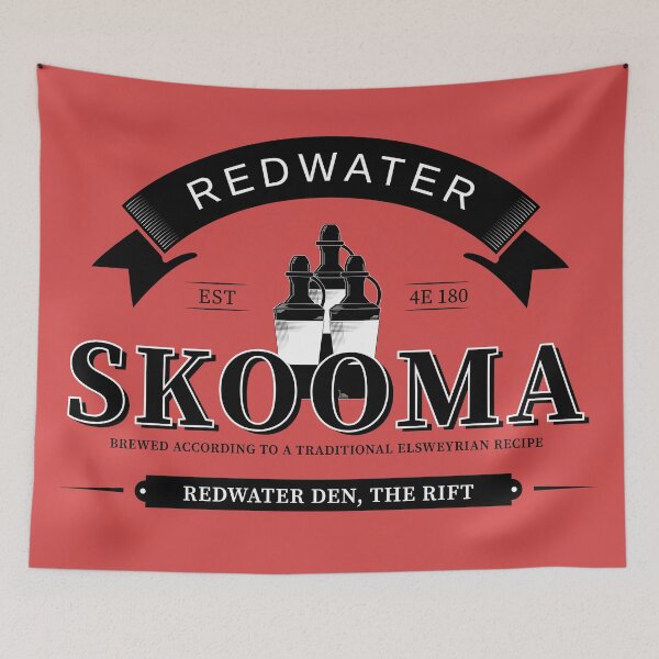 Item preview, Redwater Skooma Emblem (Black Version) designed and sold by MartineMeeka.