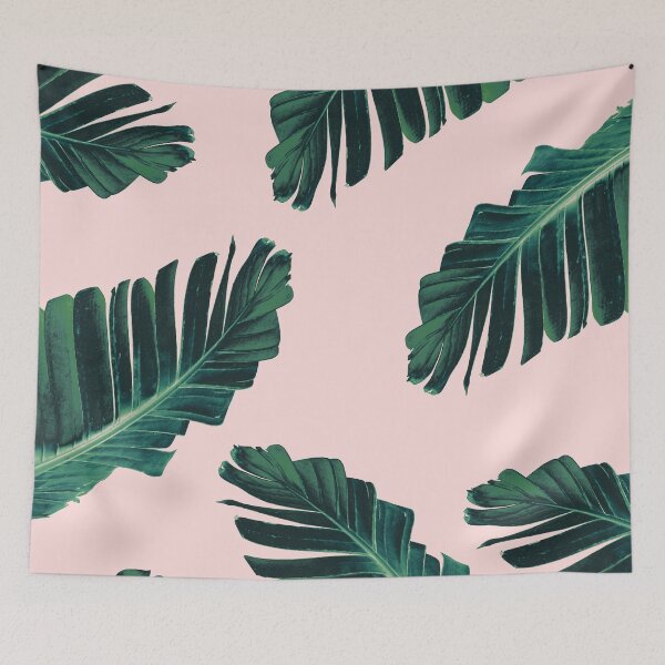 Item preview, Tropical Blush Banana Leaves Dream #3 #decor #art designed and sold by Anita's & Bella's Art.
