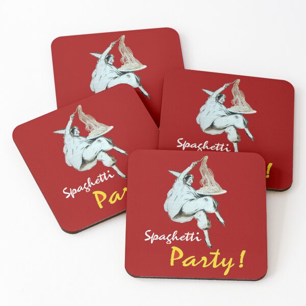 Item preview, SPAGHETTI PARTY, ITALIAN KITCHEN Pulcinella in Red designed and sold by BulganLumini.