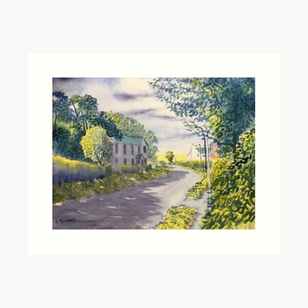 On the Sunny Side of the Street Art Print