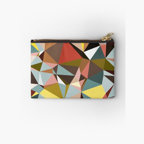 Item preview, Abstract colourful pattern with traingles designed and sold by siwabudda.