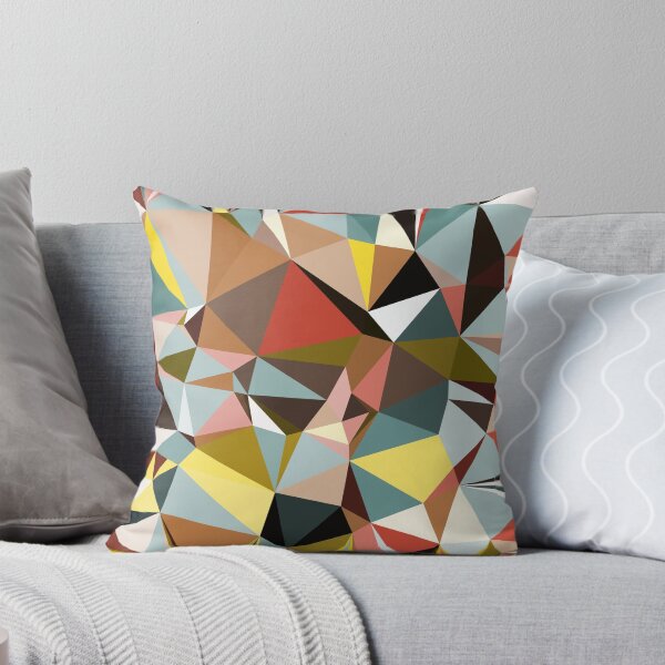 Item preview, Abstract colourful pattern with traingles designed and sold by siwabudda.
