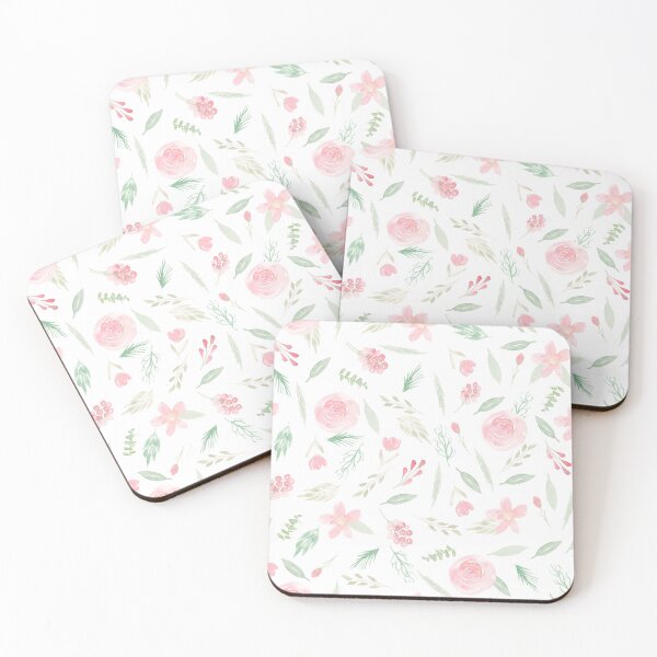 Item preview, Blush pink Floral Watercolor | Pattern designed and sold by Harpley Design Studio.