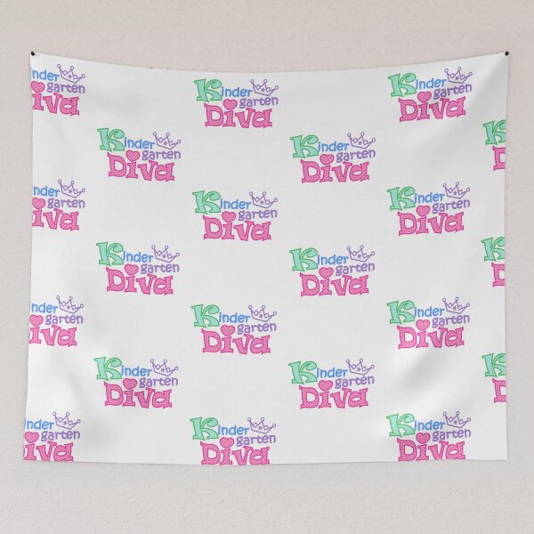 Item preview, Kindergarten Diva - Sassy Kindergartner Shirt  designed and sold by bkfdesigns.