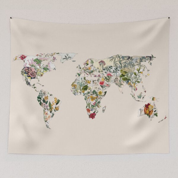Item preview, Vintage Botanical World Cream designed and sold by BiancaGreen.