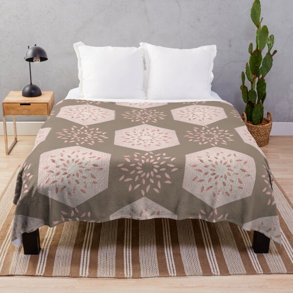 Item preview, Leafy Flower Foil Tile Pattern designed and sold by subidesigns.