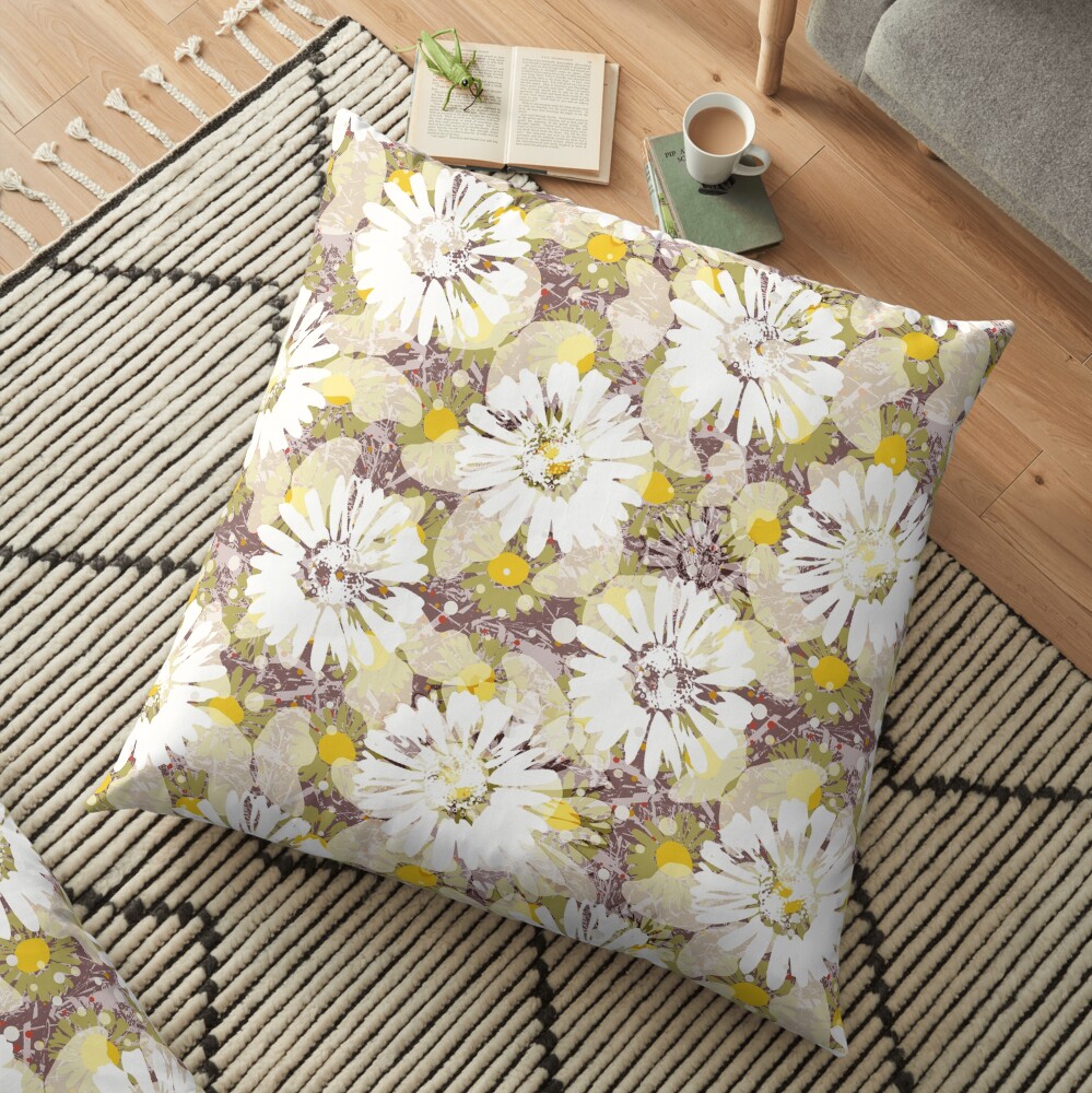 Pop Butterflies VIII Floor Pillow