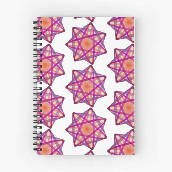 Item preview, Seven-Point Purple Orange Purple Pink Pattern designed and sold by TravellingAlle.