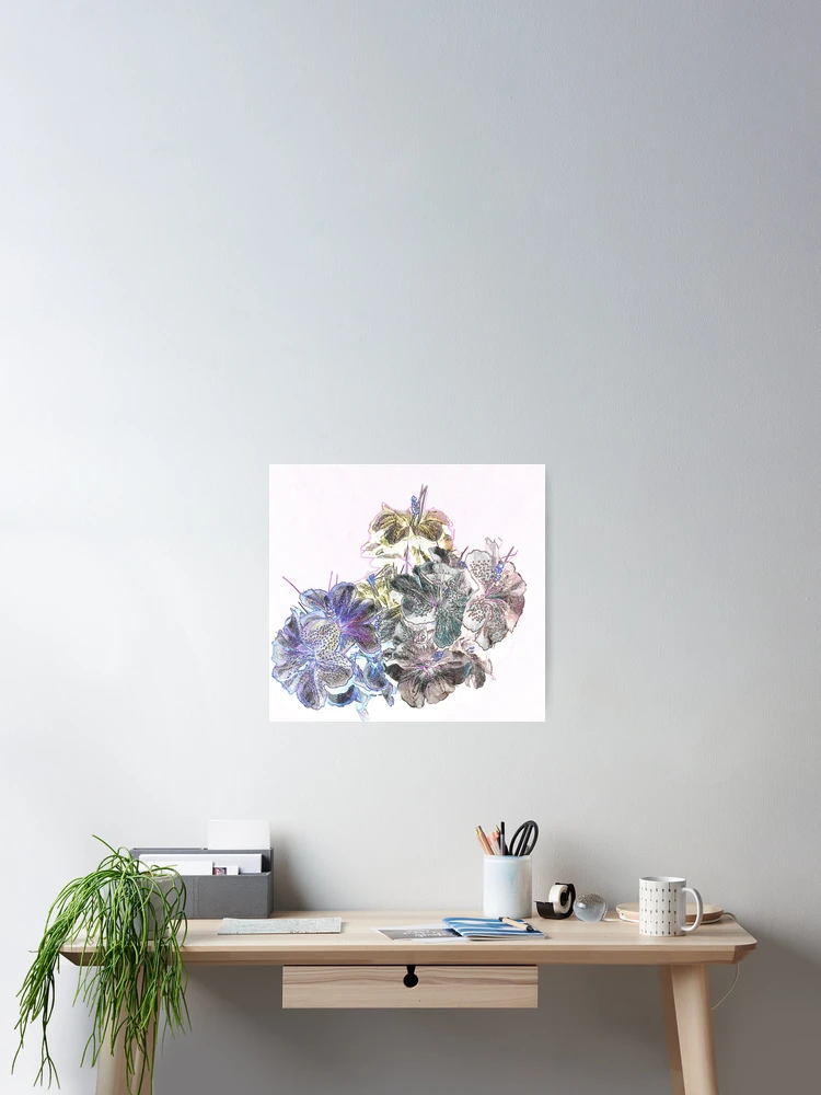 Thumbnail 2 of 3, Poster, FLORAL RENDERING designed and sold by BOLLA67.