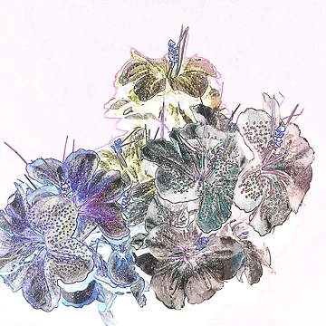 Artwork thumbnail, FLORAL RENDERING by BOLLA67