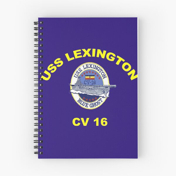 Artikelvorschau, USS Lexington CV 16 Wappen für dunkle Farben entworfen und verkauft von Nikki SpaceStuffPlus.