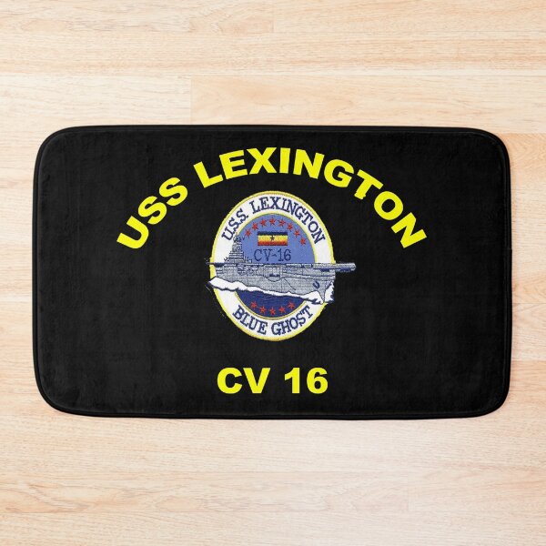 Item preview, USS Lexington CV 16 Crest for Dark Colors designed and sold by Nikki SpaceStuffPlus.