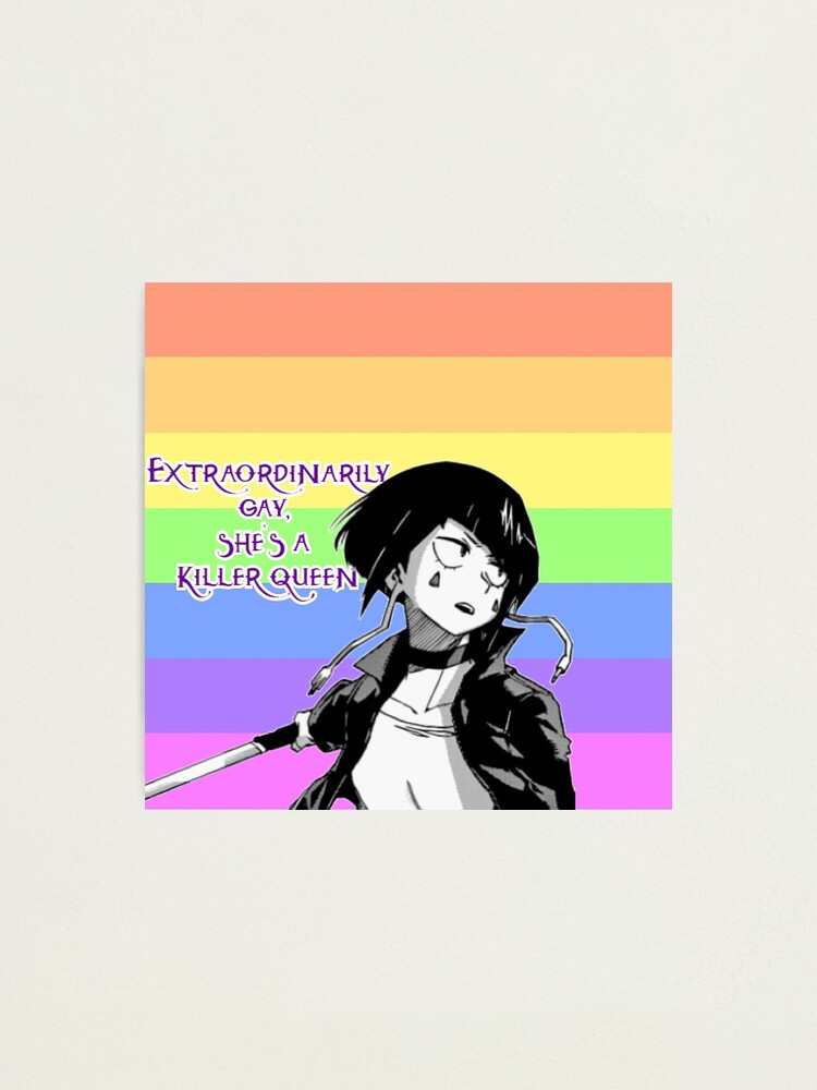 My Hero Academia Jirou Gay Pride Flag Photographic Print For Sale By Queerwriter Redbubble 1802