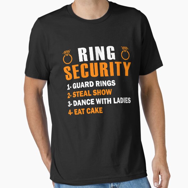 Item preview, Ring Security Funny Wedding Gift Party designed and sold by BiagioDeFranco.