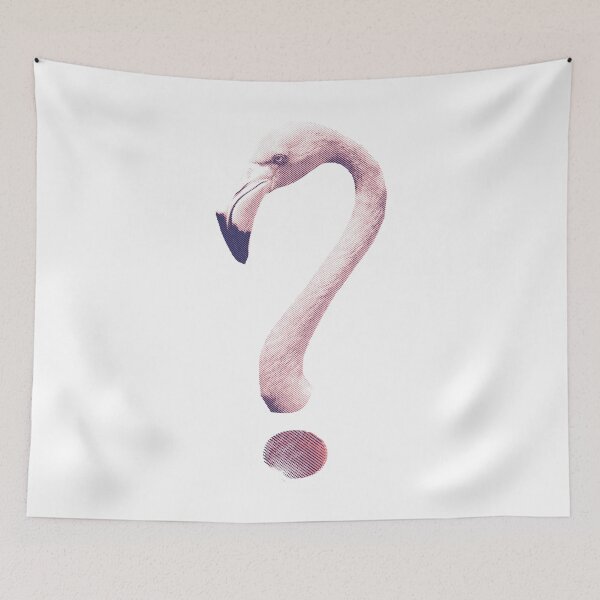 Item preview, Flamingo question mark summer design. designed and sold by emphatic.