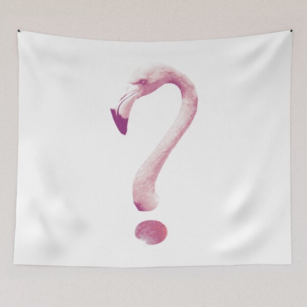 Item preview, Flamingo question mark summer design. designed and sold by emphatic.
