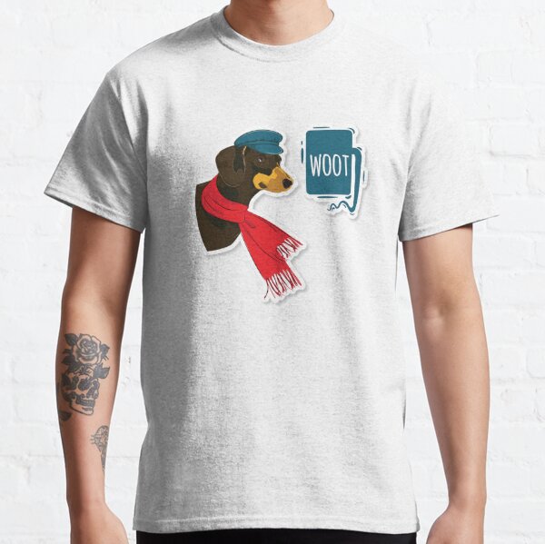 Hipster Doxie "Woot" Classic T-Shirt