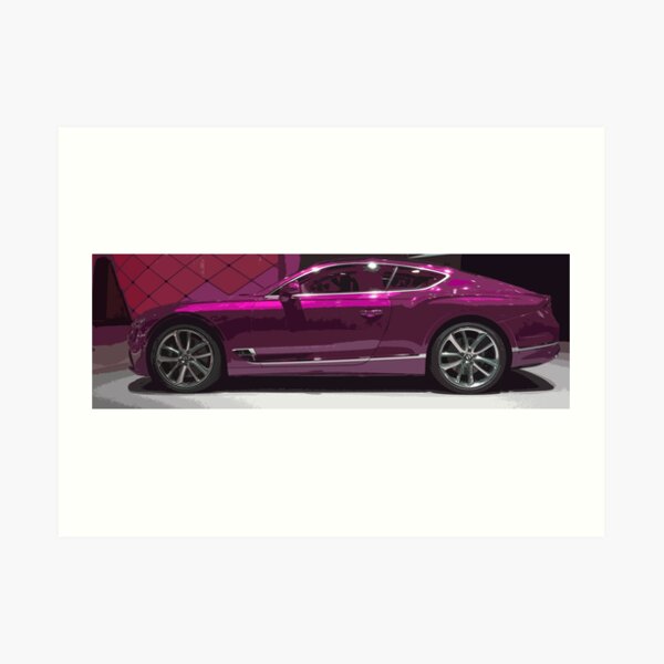 Bentley Continental GT Art Print
