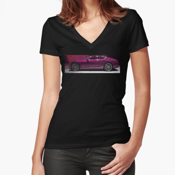 Bentley Continental GT Fitted V-Neck T-Shirt