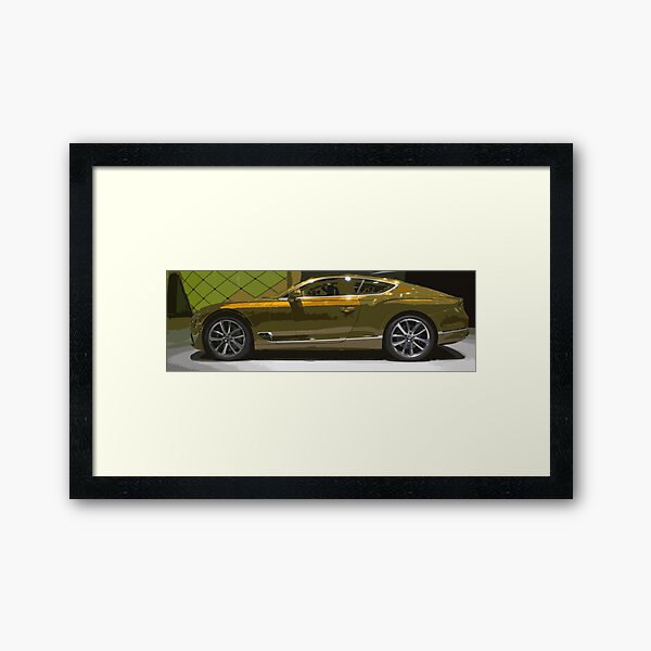 Bentley Continental GT Framed Art Print