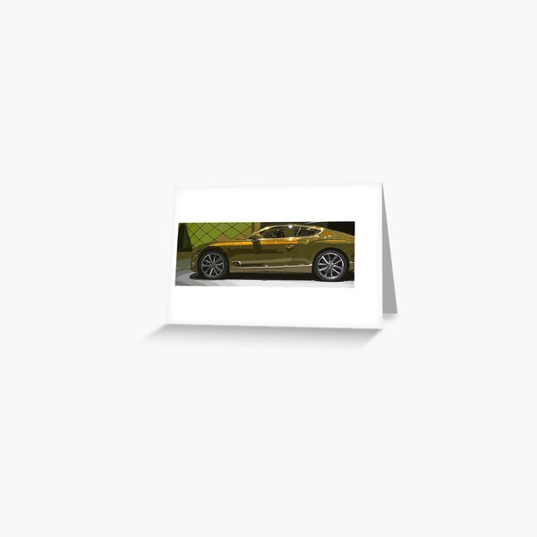 Bentley Continental GT Greeting Card
