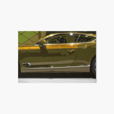 Bentley Continental GT Art Board Print