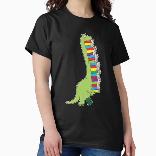 Item preview, Cute Dinosaur Book Reading Bookworm Dino Gift Idea designed and sold by haselshirt.