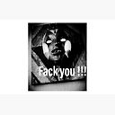 Fack You Black And White Zipper Pouch By M85designs Redbubble
