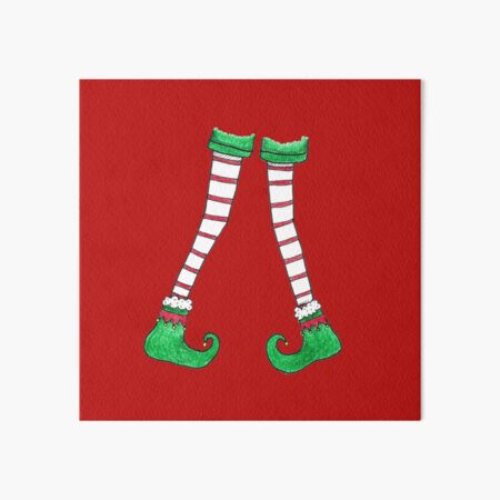 Elf Legs Art Board Print