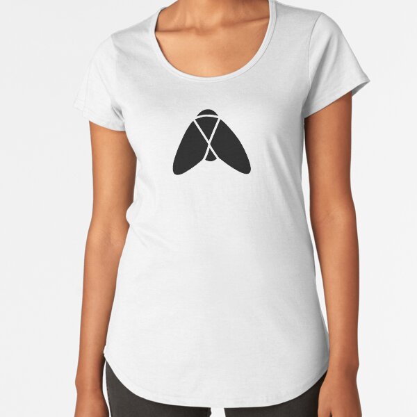 Bugs: abstract Fly Premium Scoop T-Shirt