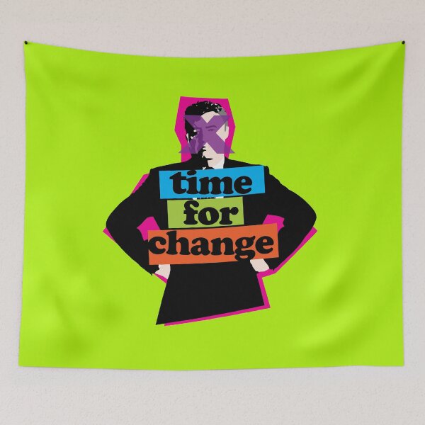Item preview, TIME FOR CHANGE - illustration / slogan  TIME FOR CHANGE - illustration / slogan designed and sold by Clifford Hayes.