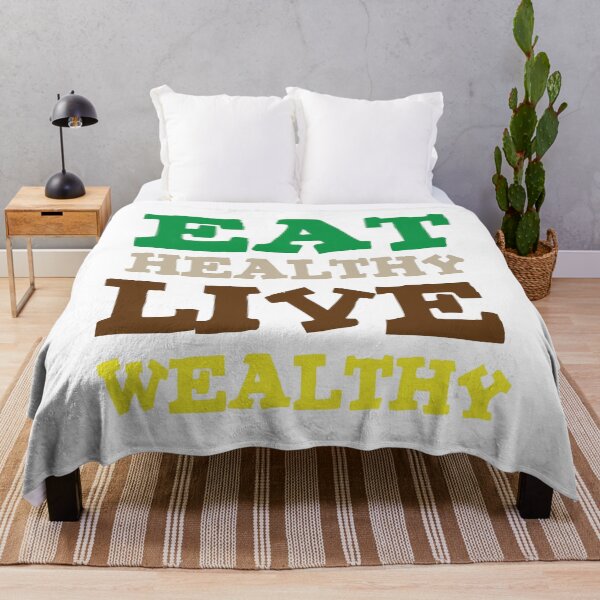 Item preview, Eat healthy live wealthy designed and sold by SVDesignatVasil.