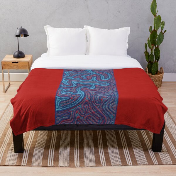 Item preview, Puntos - Coral (bordado en azul y rojo) designed and sold by VrijFormaat.