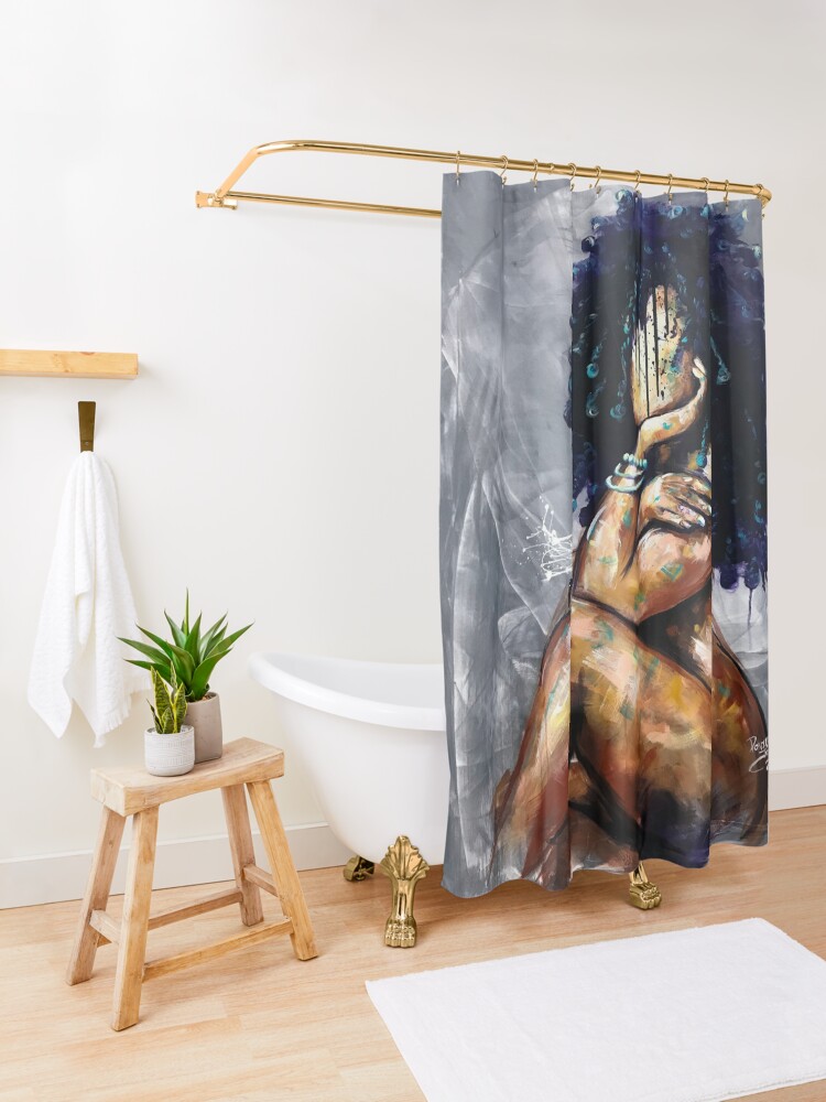 Alternate view of Naturally LVI Shower Curtain
