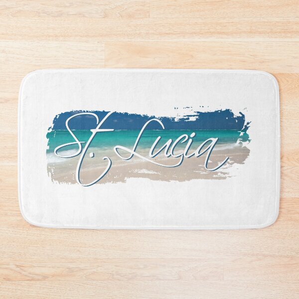 Item preview, St Lucia, Beach Background designed and sold by IdentiTee Studios.
