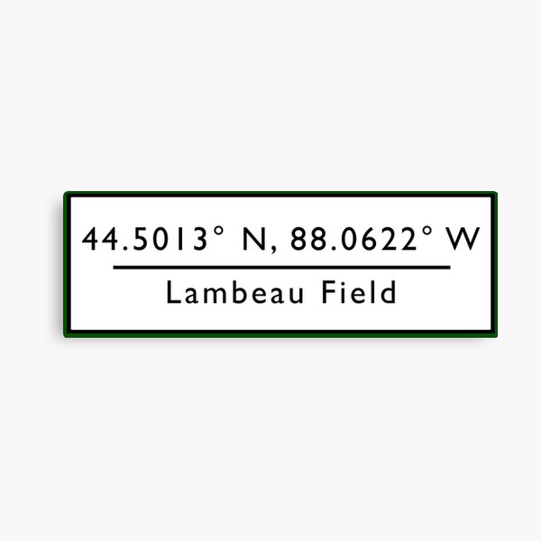 Lambeau Field Canvas Print