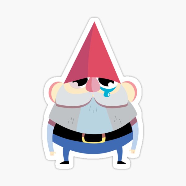 “Sad Gnomes Club” Sticker for Sale by DrowsyAcornArt | Redbubble