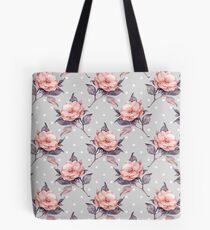 Vintage floral pattern Tote Bag