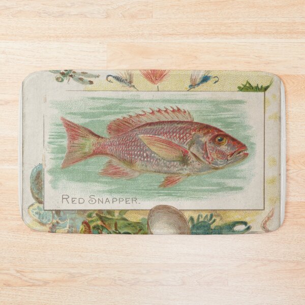 Item preview, Vintage Red Snapper Fish Illustration (1889) designed and sold by BravuraMedia.