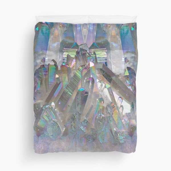 Rainbow Holographic Duvet Cover