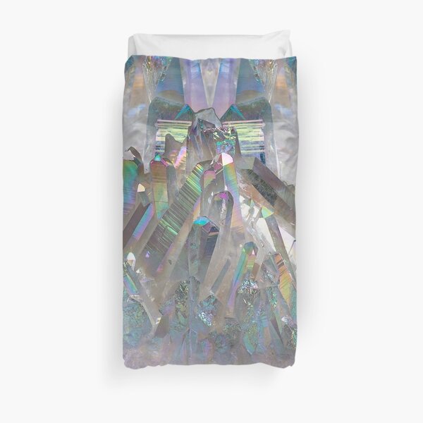 Rainbow Holographic Duvet Cover