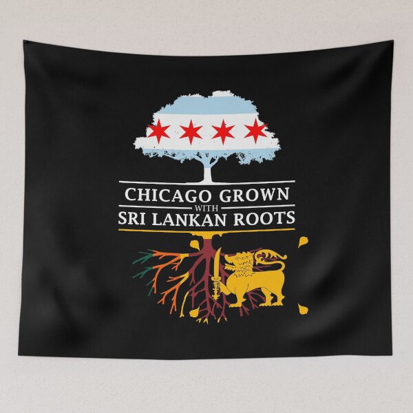 Item preview, Chicago Grown with Sri Lankan Roots designed and sold by ockshirts.