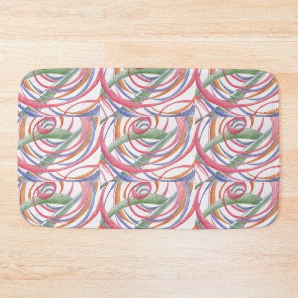 Item preview, Whirlpool, Colorful Swirls Abstract Drawing by Courtney Hatcher designed and sold by cghatcherart.