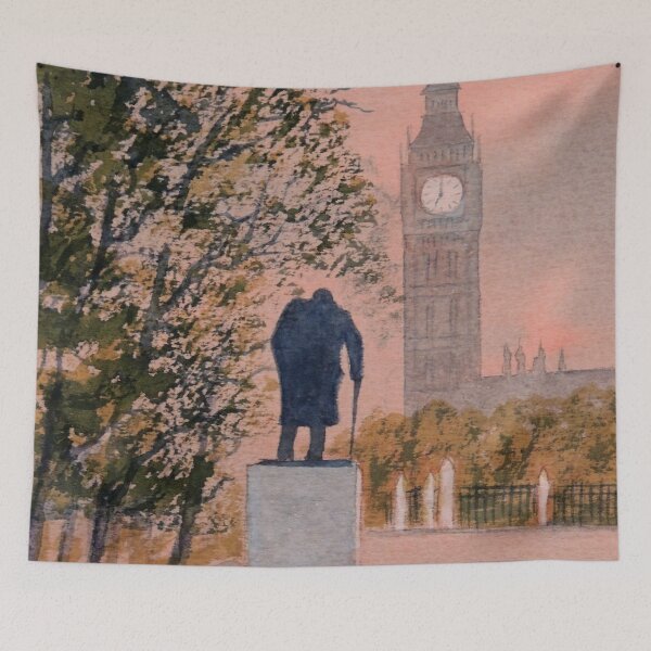 Item preview, Big Ben and Winston Churchill designed and sold by William Holkham.