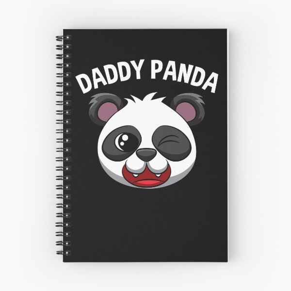 Item preview, Daddy Panda Pandas Dad Men Adult Black White Bear designed and sold by BornDesign.